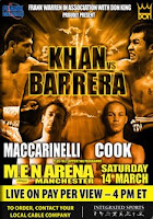 khan vs barrera boxing poster image