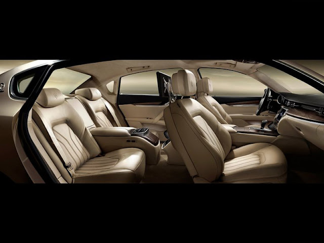 Maserati Quattroporte inside look