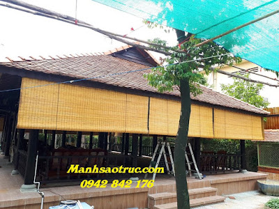 Mành sáo tre bền đẹp che nắng tốt nhất