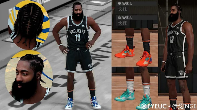 2K22 Harden Cyberface Mod