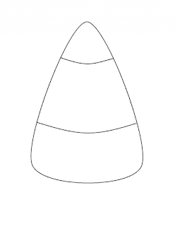 Candy Corn Coloring Page 2