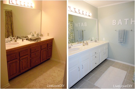 ve spent the past times 2 weeks updating our old Easy DIY Ideas for Updating Your Bathroom!