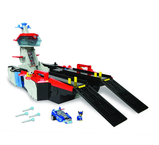 PAW Patrol: The Mighty Movie's Aircraft Carrier HQ toy