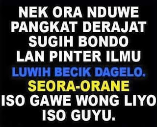 174 Kata Kata Status Lucu FB Bahasa Jawa (Gokil)