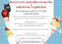 Pozvánka na první adventní neděli
