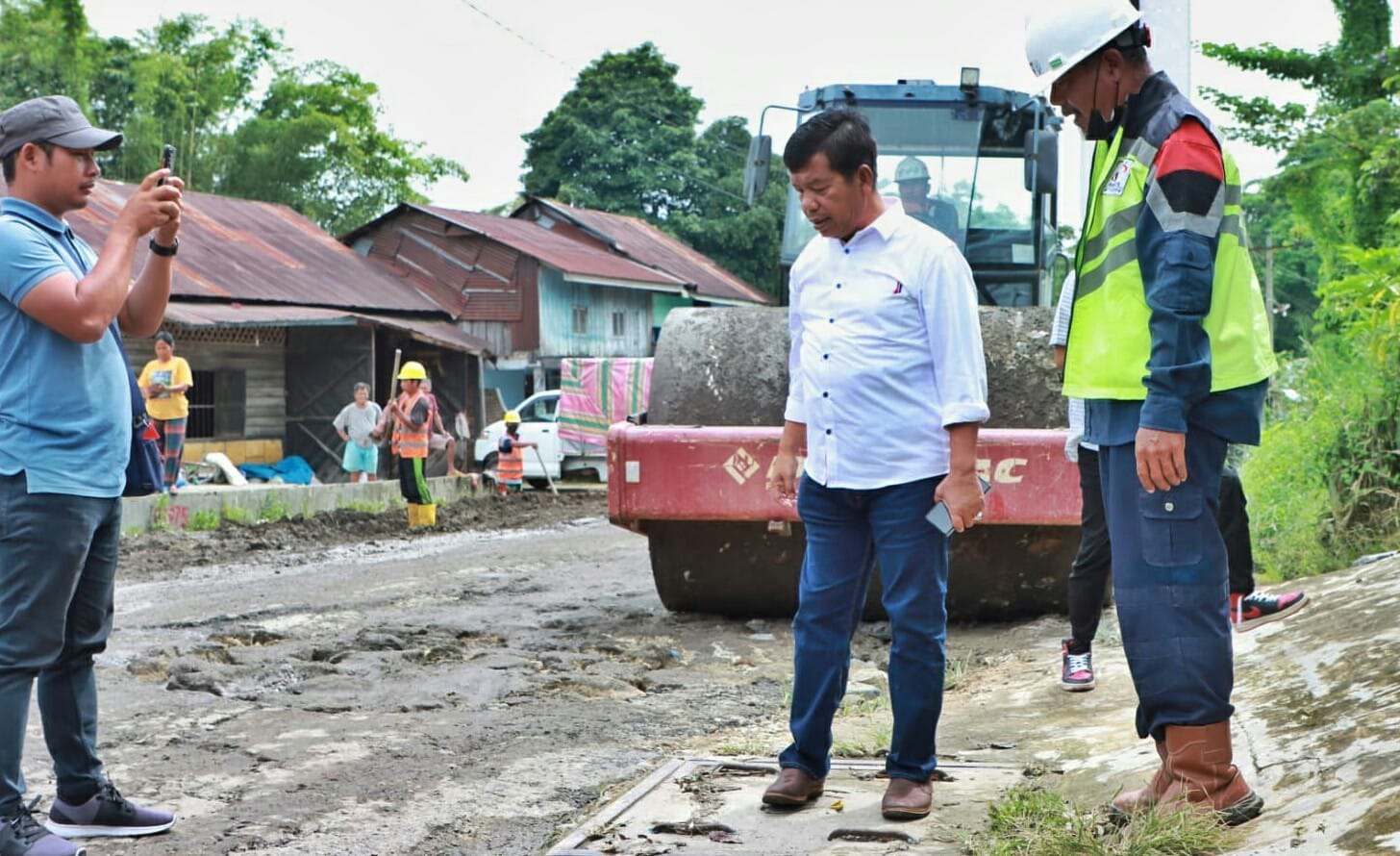 Ketua DPRD Sumut Pastikan 4 Ruas Jalan di Simalungun Selesai Tahun 2022, Ini Kata Bupati