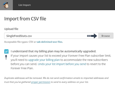 import CSV file