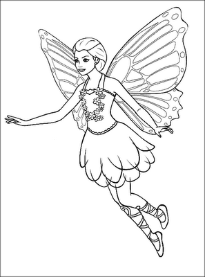 Fairies Coloring Pages 3