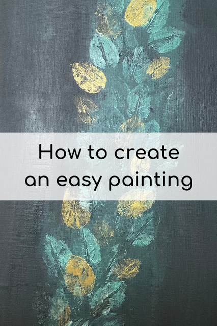 how to create an easy art painting