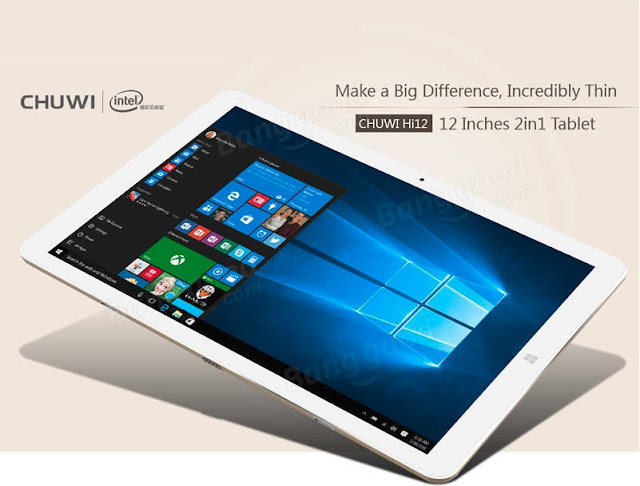 Original Box Chuwi Hi12 Stylus Intel Z8350 Quad Core 1.84GHz 12 Inch Dual Boot Tablet