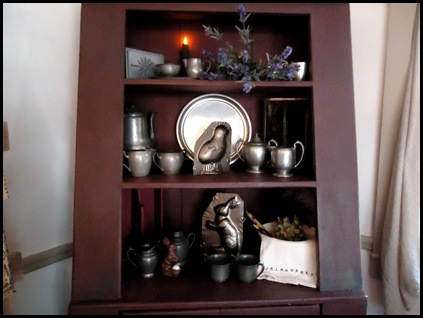 Chocolate molds in cupboard