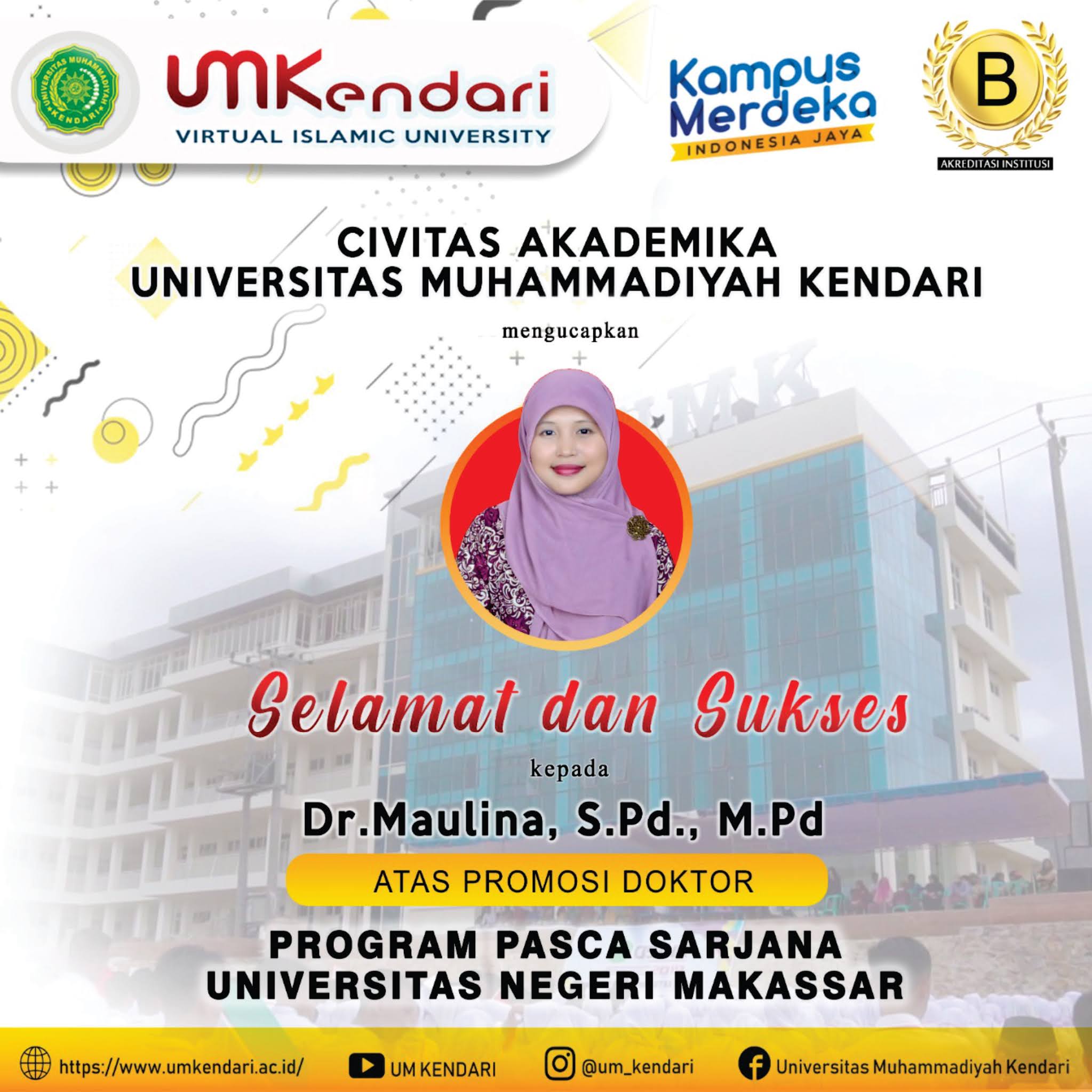 Gambar Logo Universitas Muhammadiyah Kendari - Nusagates