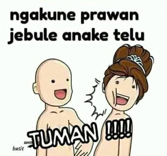 Meme Tuman Jebule Anake Telu