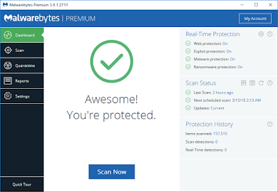  License Key the best virus protector software always created that plough over you lot the best existent ti Download Malwarebytes Premium 3.6.1.2711 License Key 