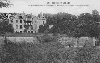 Château détruit de Toussicourt en 1926