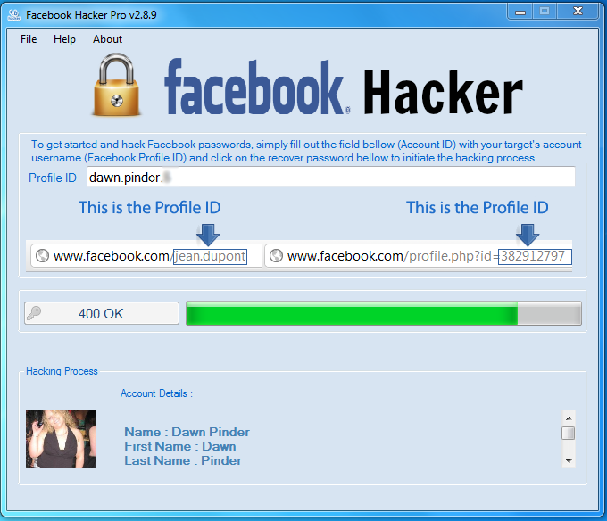 facebook hacker for pc free download