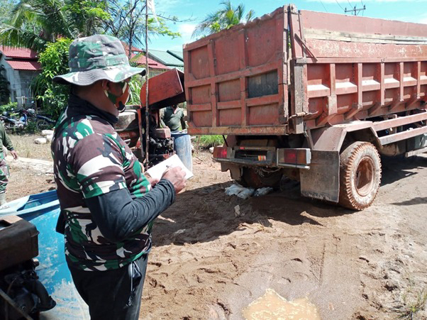 Satgas Monitor Perkembangan TMMD Ke-111 Kodim 1207/Pontianak