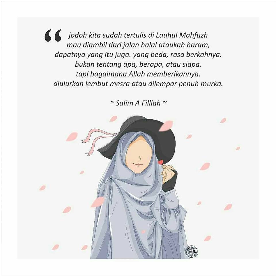 Gambar Kartun Wanita Muslimah Dan Pasangannya Kata Kata