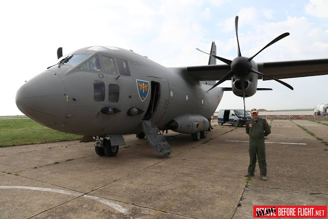 Romanian C-27J firefighting Greece