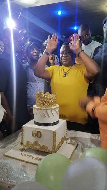 Amazing! Check Out Photos From Mr Ibu’s 60th Birthday Celebrating Party