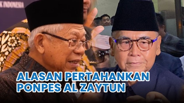 Wapres Ma’ruf Amin: Pemerintah Putuskan Al Zaytun Tidak Dibubarkan | Cukup FPI dan HTI Yang Dibubarkan