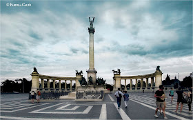 Budapest Piazza degli Eroi e Monumento del Millenario