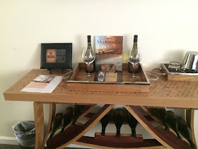 Wine rack in the Blair room