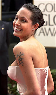 Celebrity Tattoo-Angelina Jolie