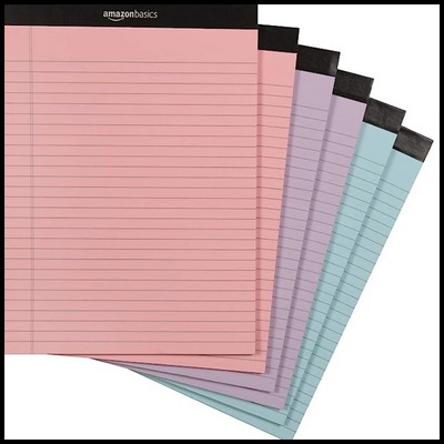 Colourful Lined Notepads
