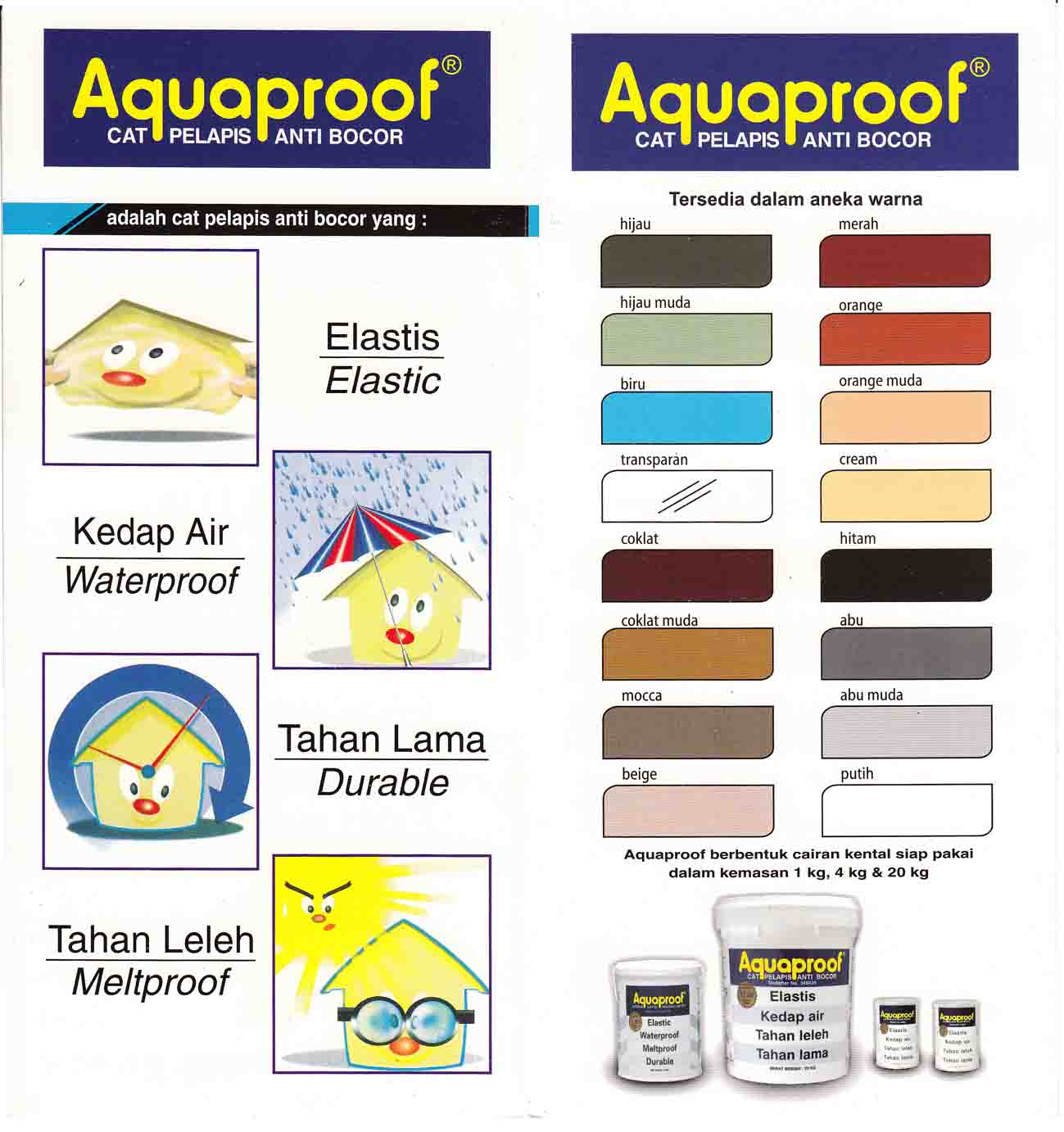 Waterproofing AQUAPROOF Media Bangunan