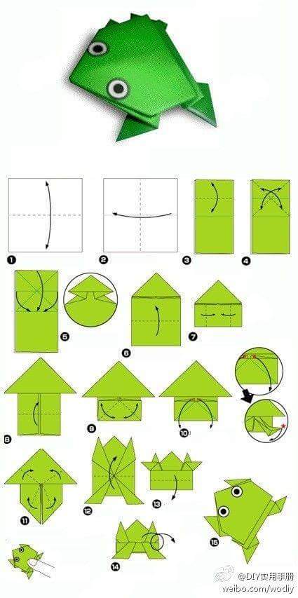 Berbagai Jenis Origami Binatang  Kerajinan  Tangan Lipat 