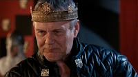 Merlin The Tears of Uther Pendragon screencaps images photos pictures screengrabs Anthony Head crown drunk celebration