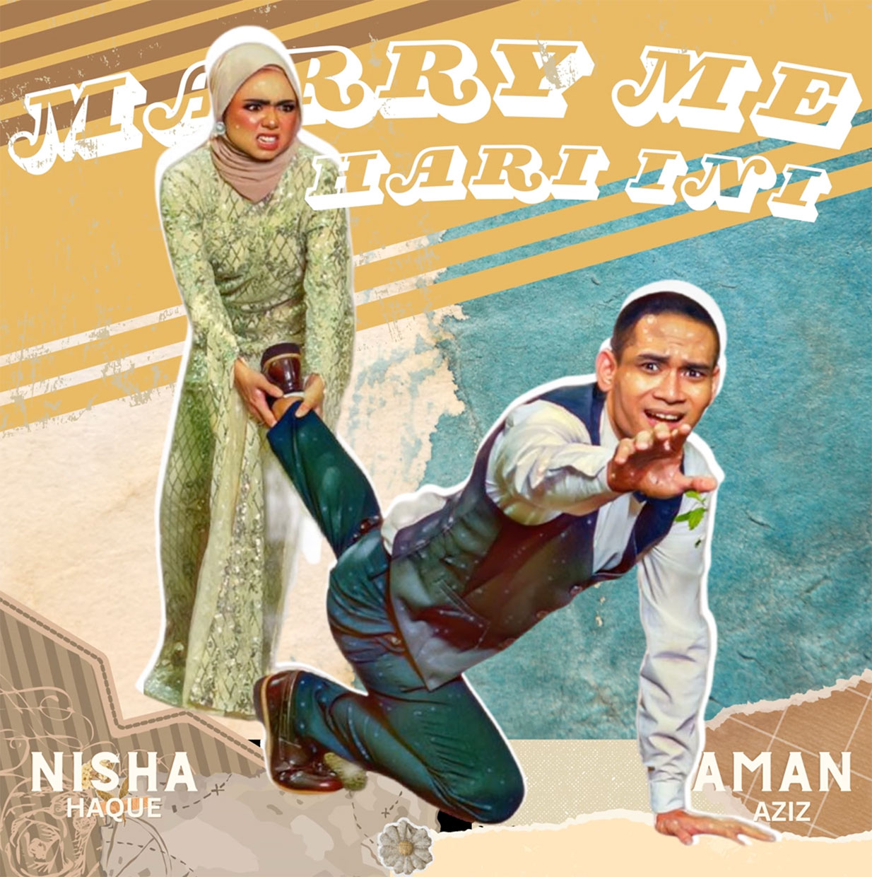 Lirik Lagu Aman Aziz - Nisha Haque - Marry Me Hari Ini