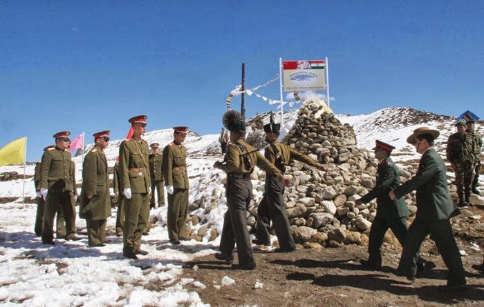 China and India Country Border