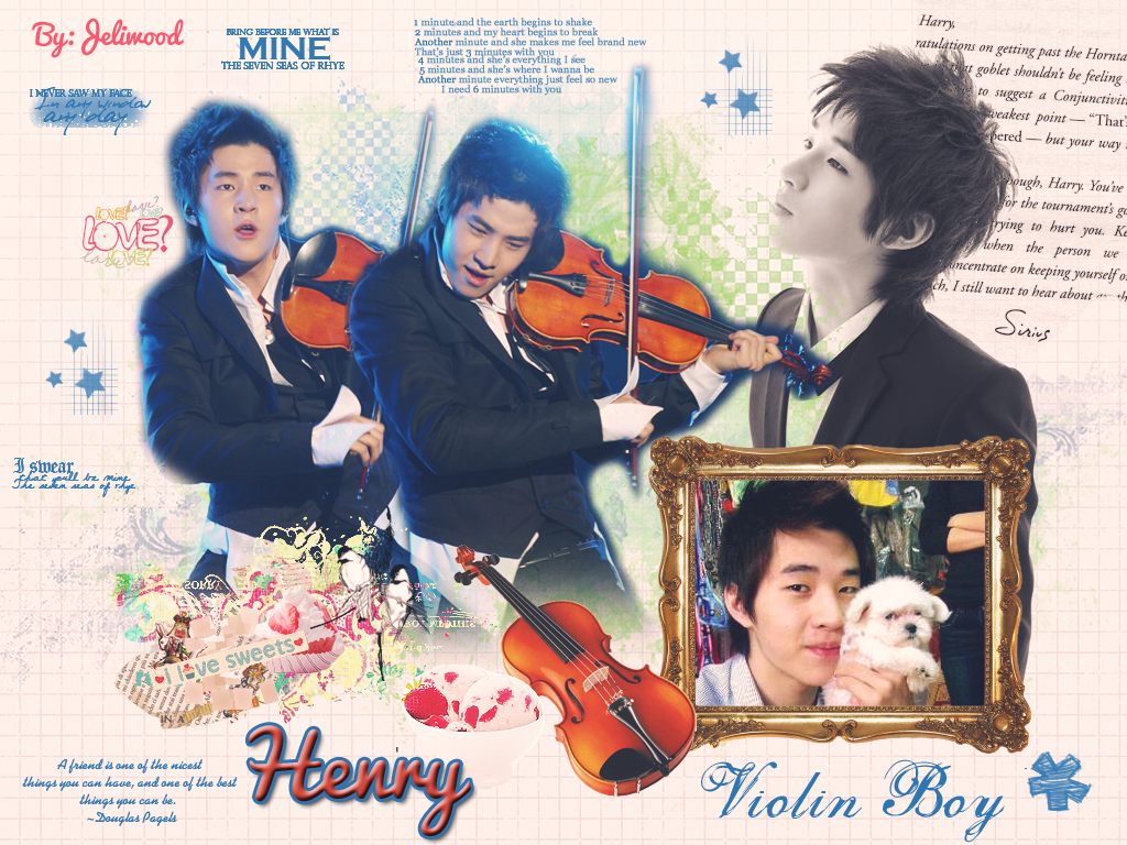 Mofeta_Machine: Henry Lau Violin Boy Wallpaper XD!!!!!