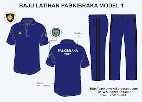 PAKAIAN LATIHAN PASKIBRAKA MODEL 1 = 45 PASANG KOTA BONTANG