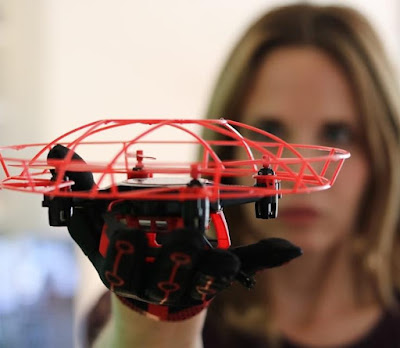 Hey Kids, You Can Control This Indoor Drone Using Your Magical Hand, I Mean Glove Controller