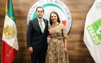 Tras renunciar al PRI, senadora Nuvia Mayorga “brinca” al PVEM, aliado de Morena