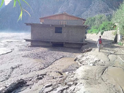 vector school and college shoghore awi has been effected by flood disaster