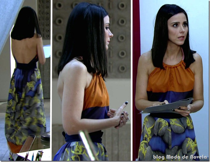 moda da novela fina estampa - márcia capítulo 12out11