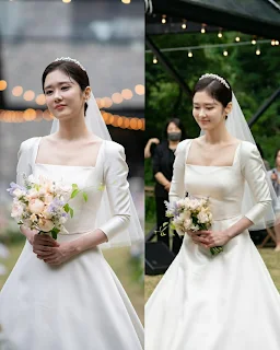 Jang Nara wedding dress