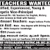 Swamy Vivekanandha Matric Higher Secondary School, Palladam, Wanted Vice-Principal, Teaching/Non Teaching Staffs 