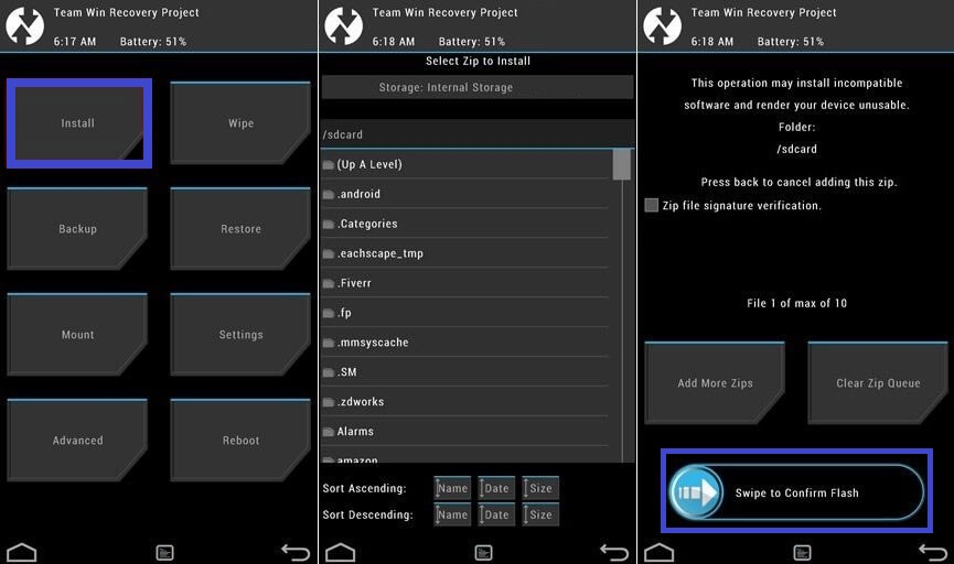 Cara Pasang ROM LINEAGE OS 13 MARSHMALLOW Pada Andromax A