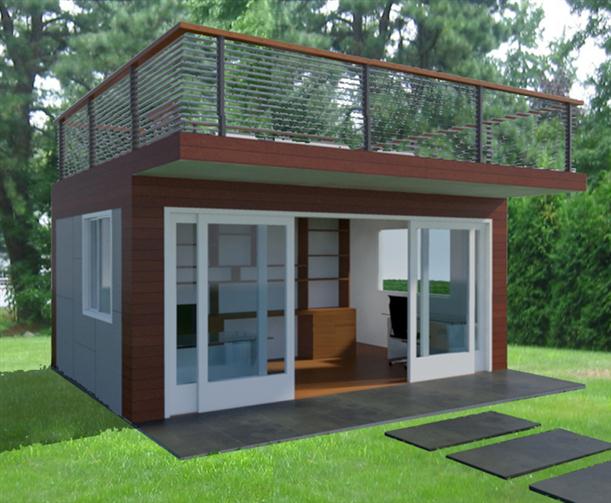  Office : Comfortable Backyard Home Office Design – A Garden Office