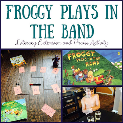 A perfect summer storytime activity for Froggy Plays in the Band!  It includes a literacy extension, memory verse, and praise activity!