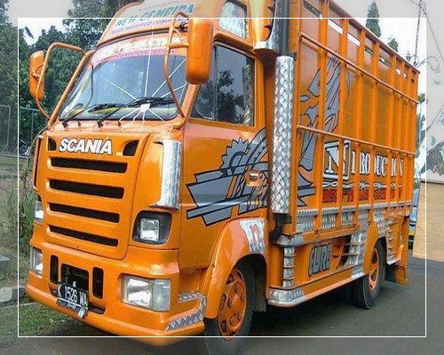 Foto modifikasi truk  canter terbaru hino ragasa fuso dutro 