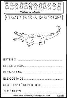 Produção de texto 1º ano de  alfabetização