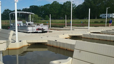 boat dock Oak Grove campground