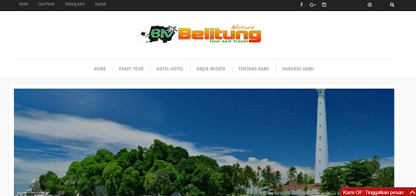 Website Belitiungnature