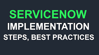 servicenow implementation step,servicenow benefits,implementation of ServiceNow modules